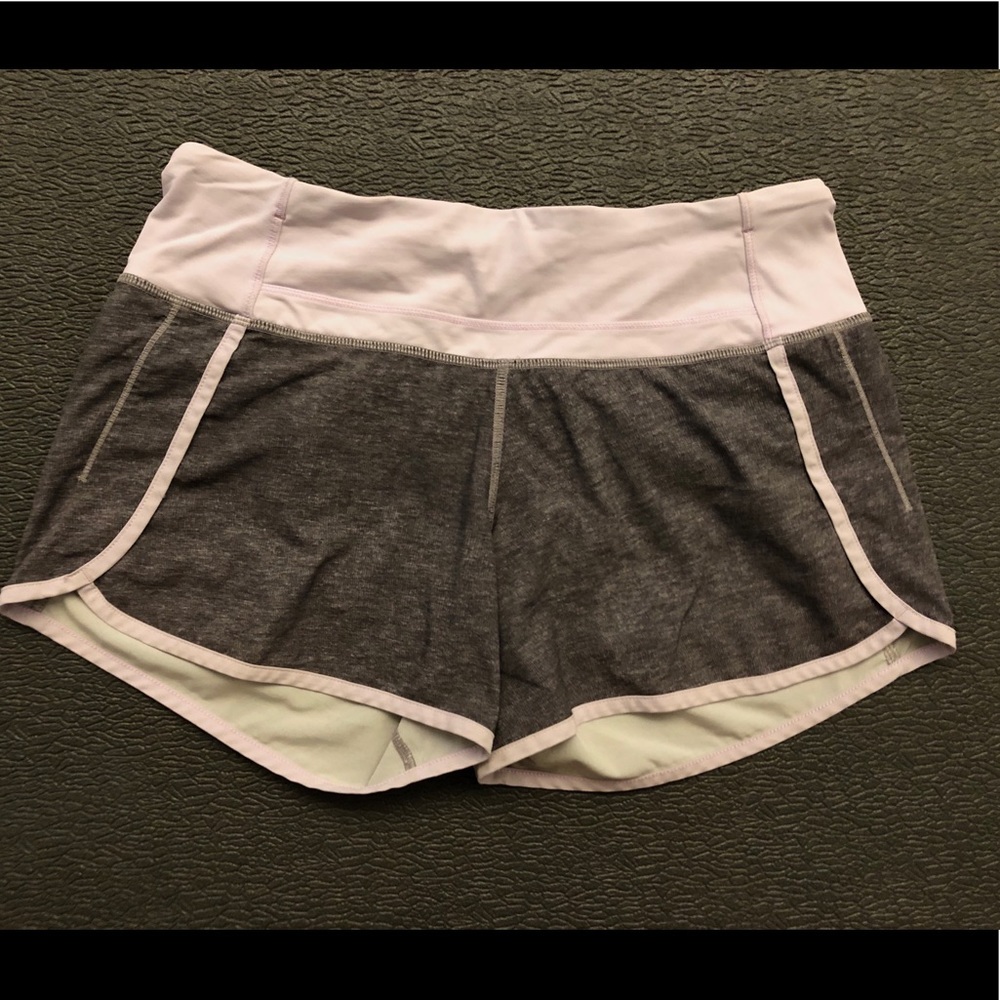 SALE 🍀 Grey Lulu speed up shorts *NEW*